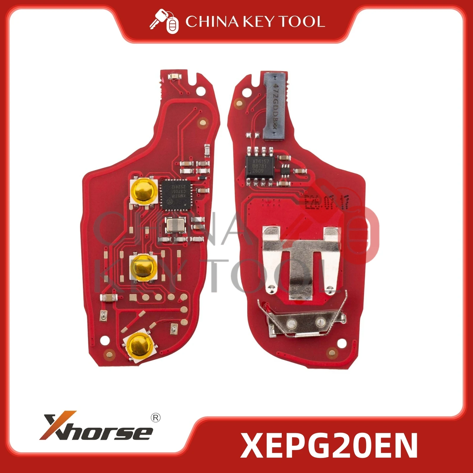 Xhorse XEPG20EN Super Fernbedienungen PCB mit XT57B Super Chip mit Schale für Peugeot Citroen – Detail 2