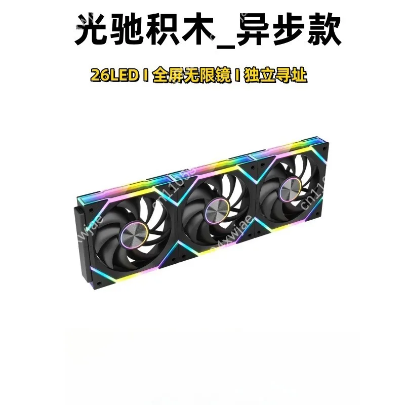 Addressable RGB Hub with Wireless Remote, PWM Fan Controller Software Support, 5V 3-Pin Multi-Device Management