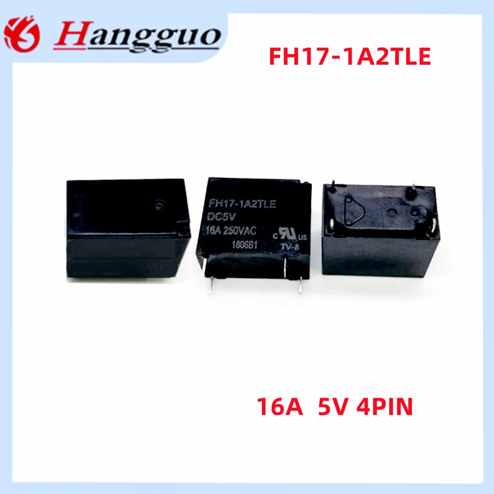 

5Pcs/Lot Original FH17-1A2TLE-DC5V/12V/24V a set of normally open 4-pin 16A 250VAC Relays