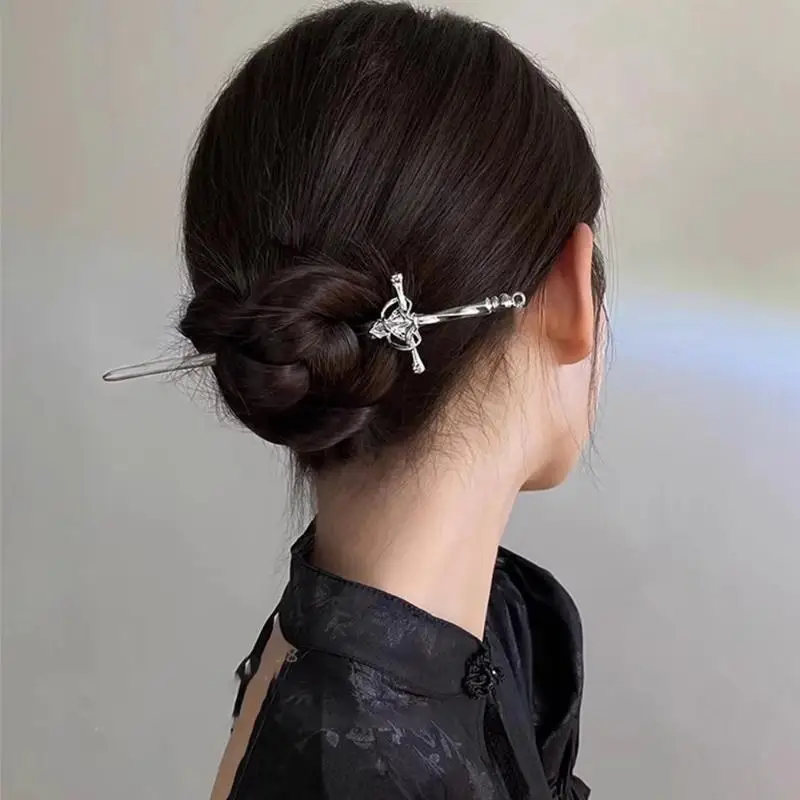 DIY Kreative Haarnadel im chinesischen Stil, Haargabel, Punk-Trendy Haaraccessoires für Frauen – Detail 11