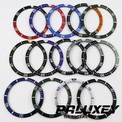 38mm*31.5mm Aluminium Fashion Flat Watch Bezel Insert Fits SKX007 SKX009 SRPD Watch Case NH36 NH35 NH34 Movement Men Watch Part