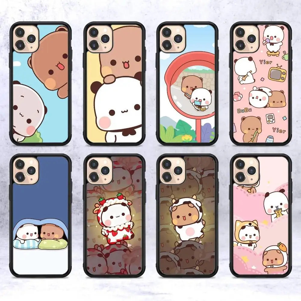 

Popular B-Bubu And D-Dudu For Iphone 17 Air 16 15 14 13 12 11 Pro Max TPU+PC Plus Shockproof Back Phone Cover