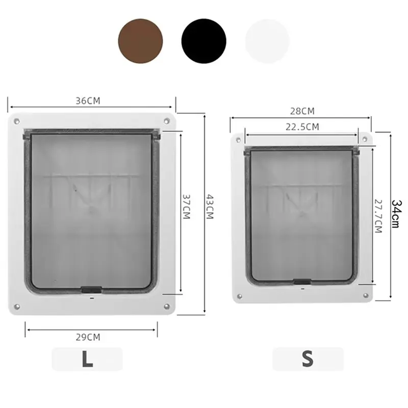 【FLASH DEAL】With Privacy Protection Dogs Pet Safety Doors To Install Flap Gate Pet Dog Door For Big Small S