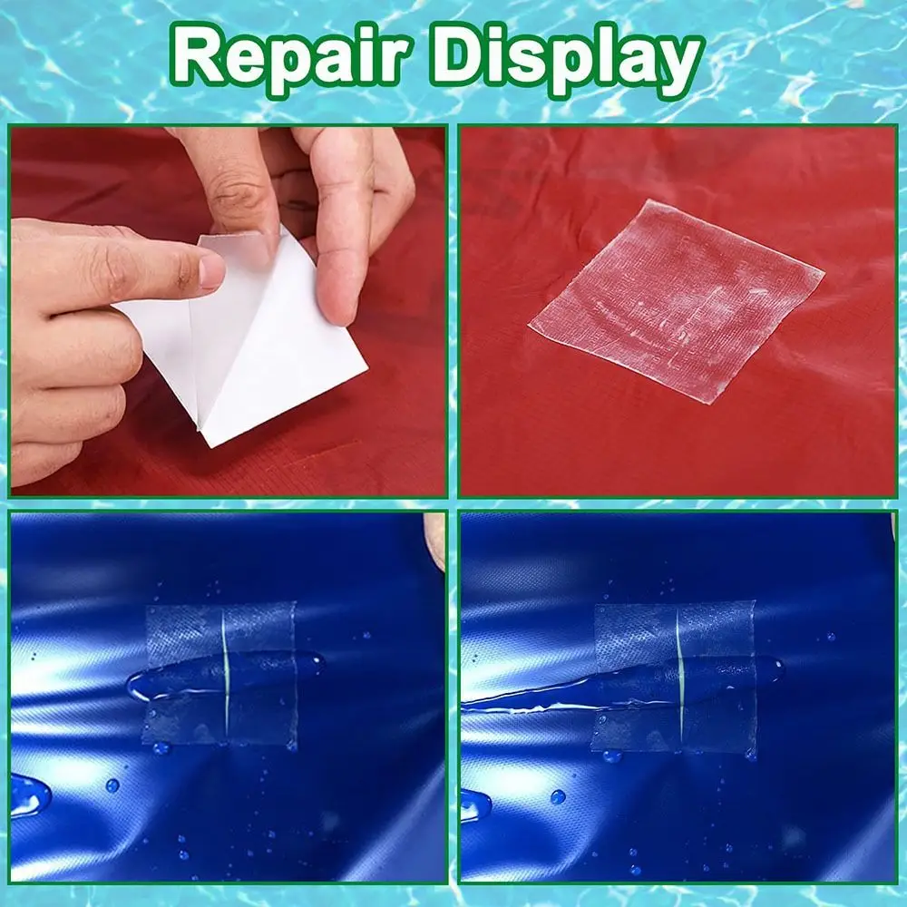 

Accessories Waterproof Pool Repair Patch Repair Kit Durable Pool Repair Tape Outdoor Bounce House Patch