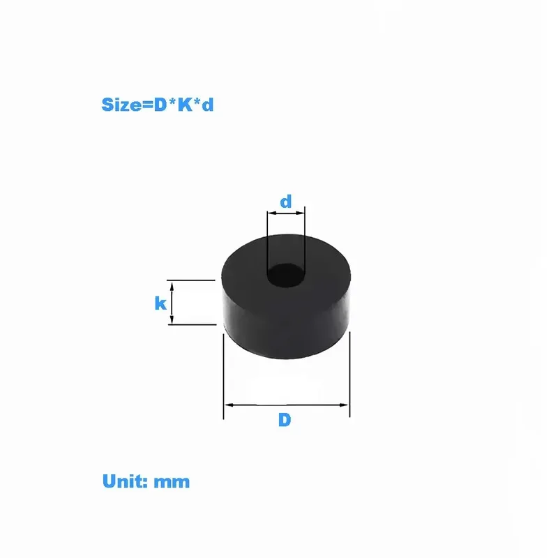 Rubber Shock Absorbing Pad for Stable Support and Equipment Lifespan Extension in HVAC and Industrial Use