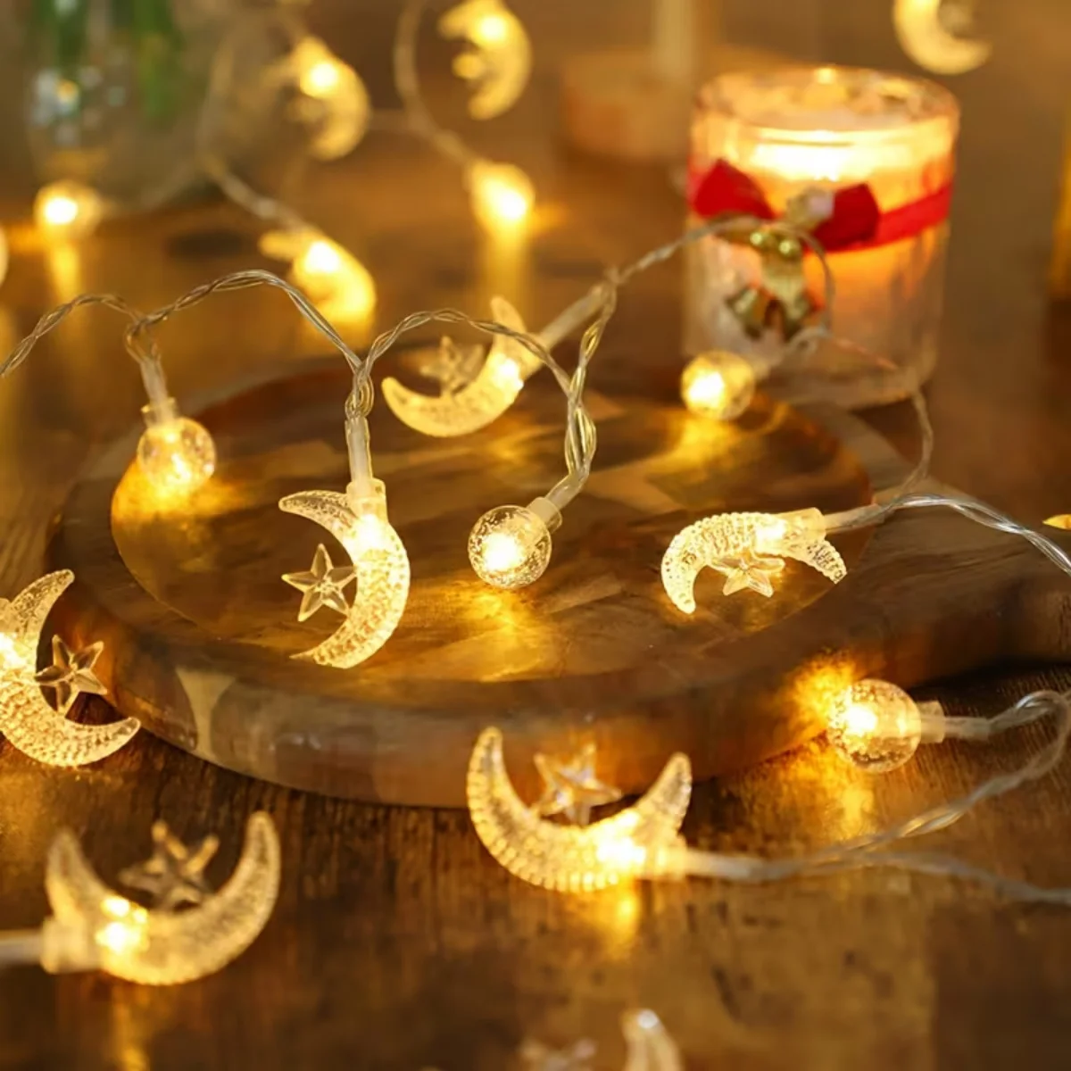 LED Mini Lights, String Lights, Decorative Lights, Ambiance Lights, Ornaments, Bubble Balls, Moon/Star Lights, String Lights.