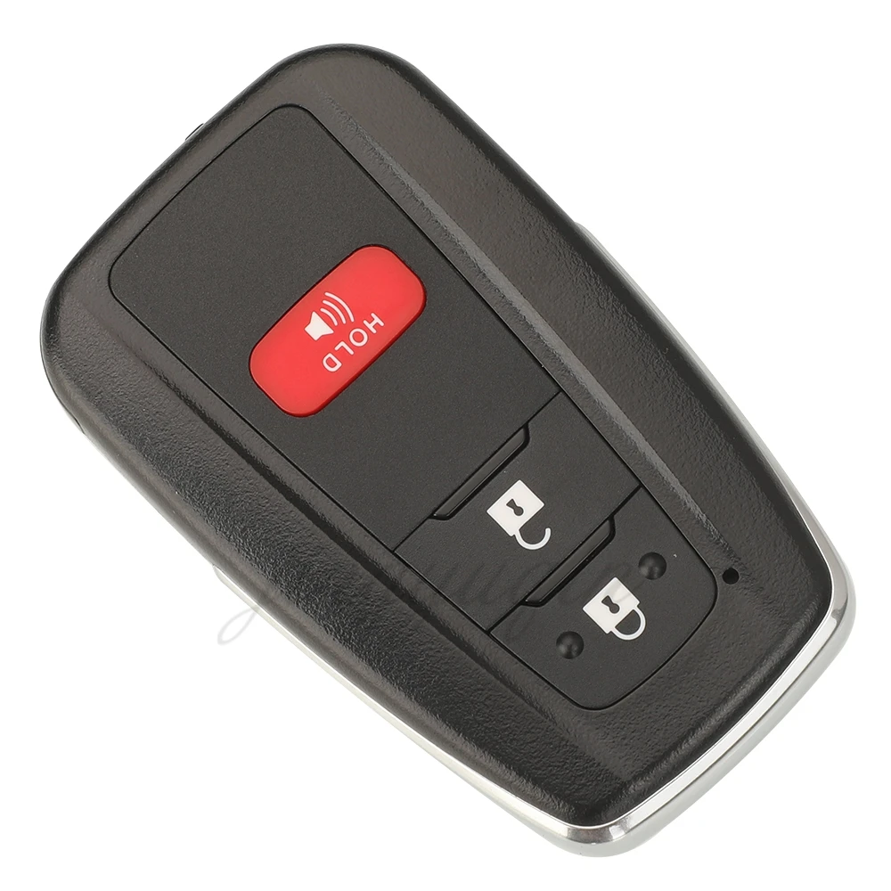 Jingyuqin Remote Full Car Key Fob For Toyota Corolla 2019 2020 2021 2022 2/3/4 Button Smart B2U2K2R 8990H-02050 4A Chip 433MHZ