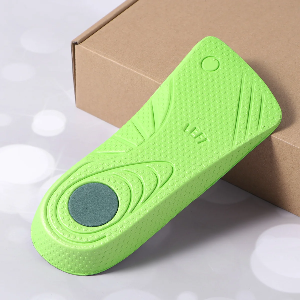 

1Pair Insoles Arch Support Flat Feet Orthotic Shoes Pads Shape Leg Correction Insoles Size M Green for Basketball Running