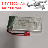 3.7V 1500mAh Spare Part For Syma Z3 X5HW RC Drone Quadcopter Battery Part Replacement Accessory