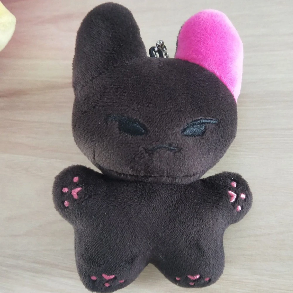 10CM ITZY Doll portachiavi Kpop idoli Yeji animali Kitty Cartoon Cute Soft Short peluche bambola ciondolo accessori portachiavi fan regalo