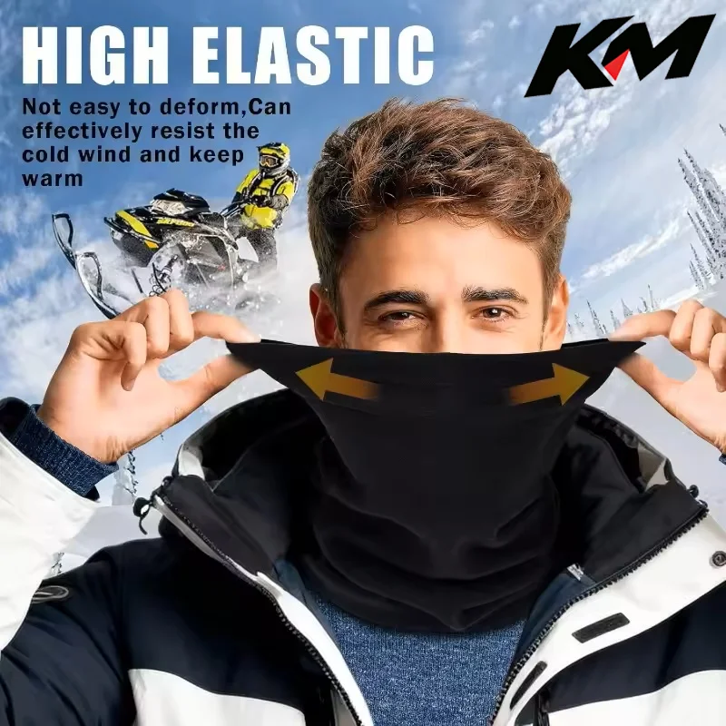 Gola de lã polar quente para o - Neck Gaiter Fleece avaliação e preço