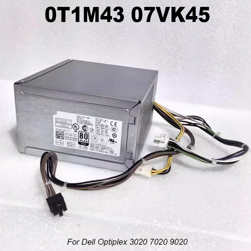 Alimentation électrique 365W 0T1M43 07VK45 pour Dell Optiplex 3020 7020 9020 D365EM-00 DPS-365CB A HU365EM-00