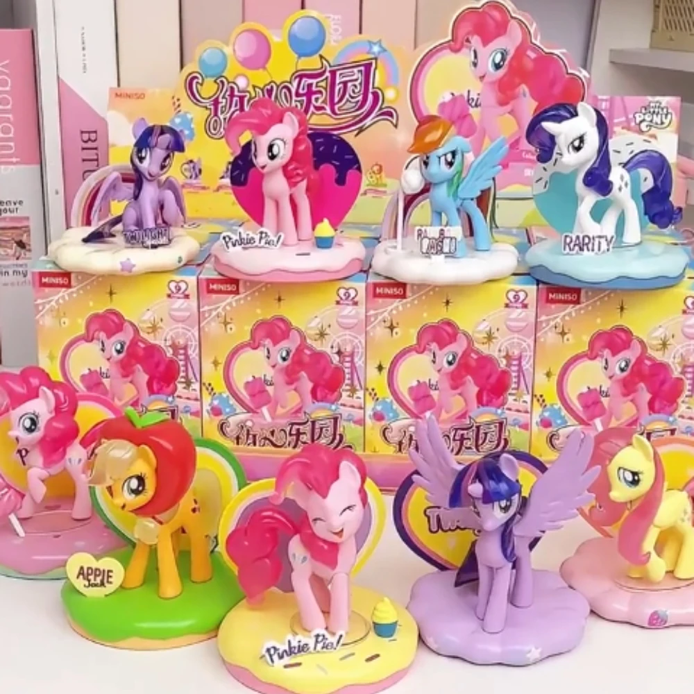 

My Little Hony Sweetheart Land Blind Box Cute Pinkie Pie Mystery Box Фигурка Сумка-сюрприз Коллекция Модель Аниме Кукла Подарок
