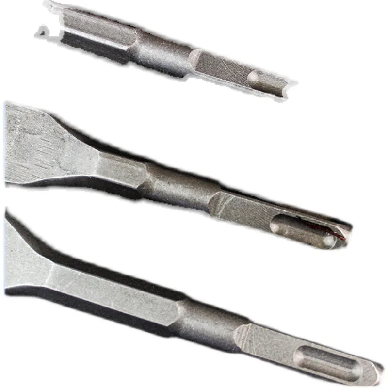 Electric Hammer Impact Drill Bit Square Shank Round Shank Hexagonal Shank Ultra-thin Flat Chisel Brazing Head Shovel Grooving