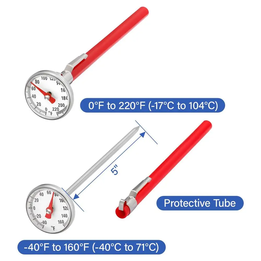 圧力および温度テストキット 0 ～ 100 Psi/Ft H2O/kPa/メートル H2O 温度計セット 冷水/温水システム 空気圧 ナチュラル