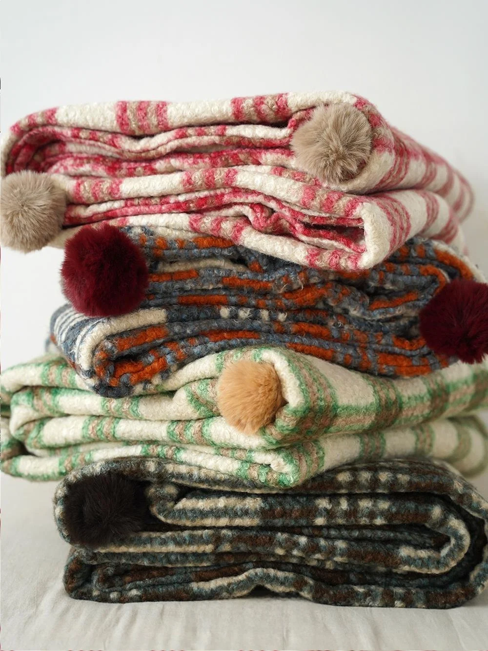 

Double-Sided Thiened Plu Blanket Warm Autumn Winter Covering Blanket Casual Cheered Patterned Soft Polyester Fiber