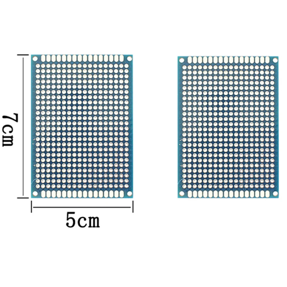 2PCS 5x7cm Double Sided PCB Prototype Board 5*7cm PCB Copper Plate