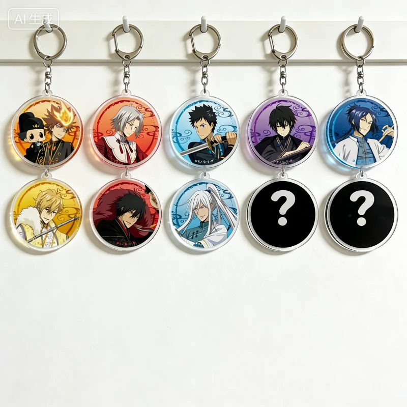 Anime HITMAN REBORN Accessories Goods Collection Cosplay Acrylic Pendant Keychains Characters Ornament Decorative Items Display