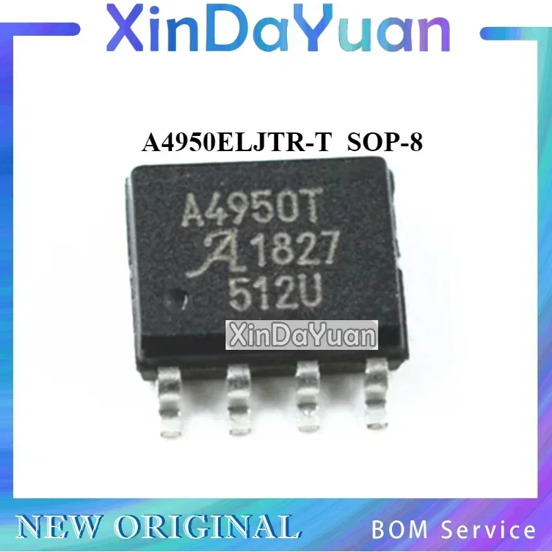 5 pcs A4950 A4950ELJTR-T SOP-8  PWM Motor Driver