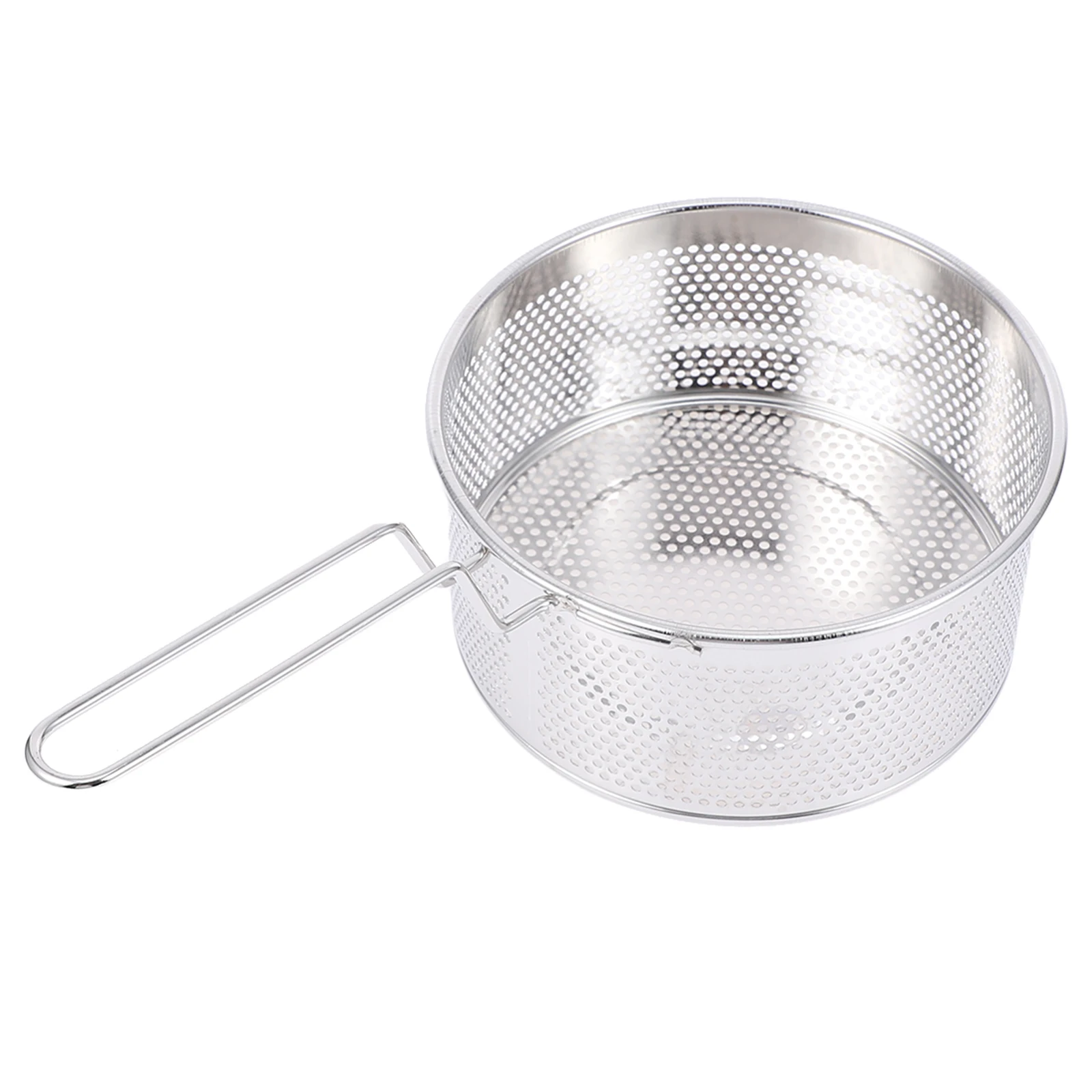 

Stainless Steel Frying Basket Multi purpose Filter Spoon Tool Strainer Practical Kitchen Pasta Oil Drain Pan Food Fried