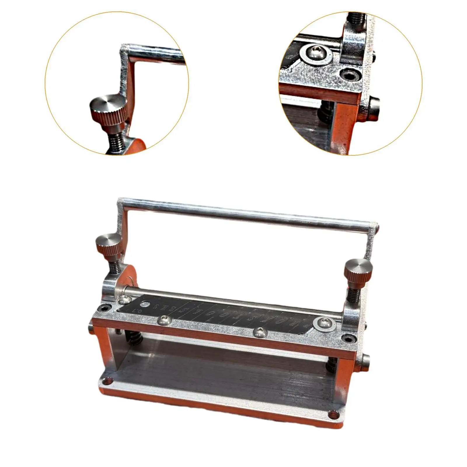 Manual Leather Peeling Machine, Leather Edge Skiving Tool, Strip Belt Thinning Leather Paring Device Working Tool Leather Skiver