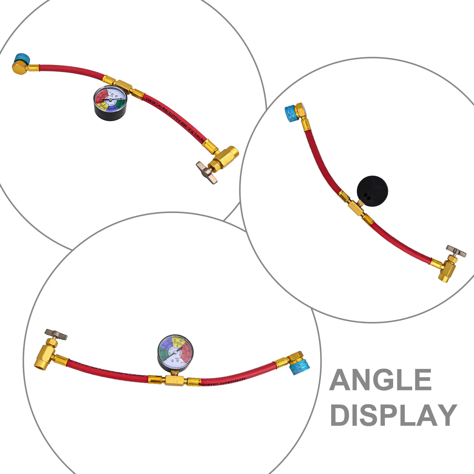 

Автомобильная перезарядка переменного тока R1234YF Шланг U-зарядки Удобный открывалка для консервных банок на 12 левых отверстий Простая в использовании Эффективная и точная зарядка