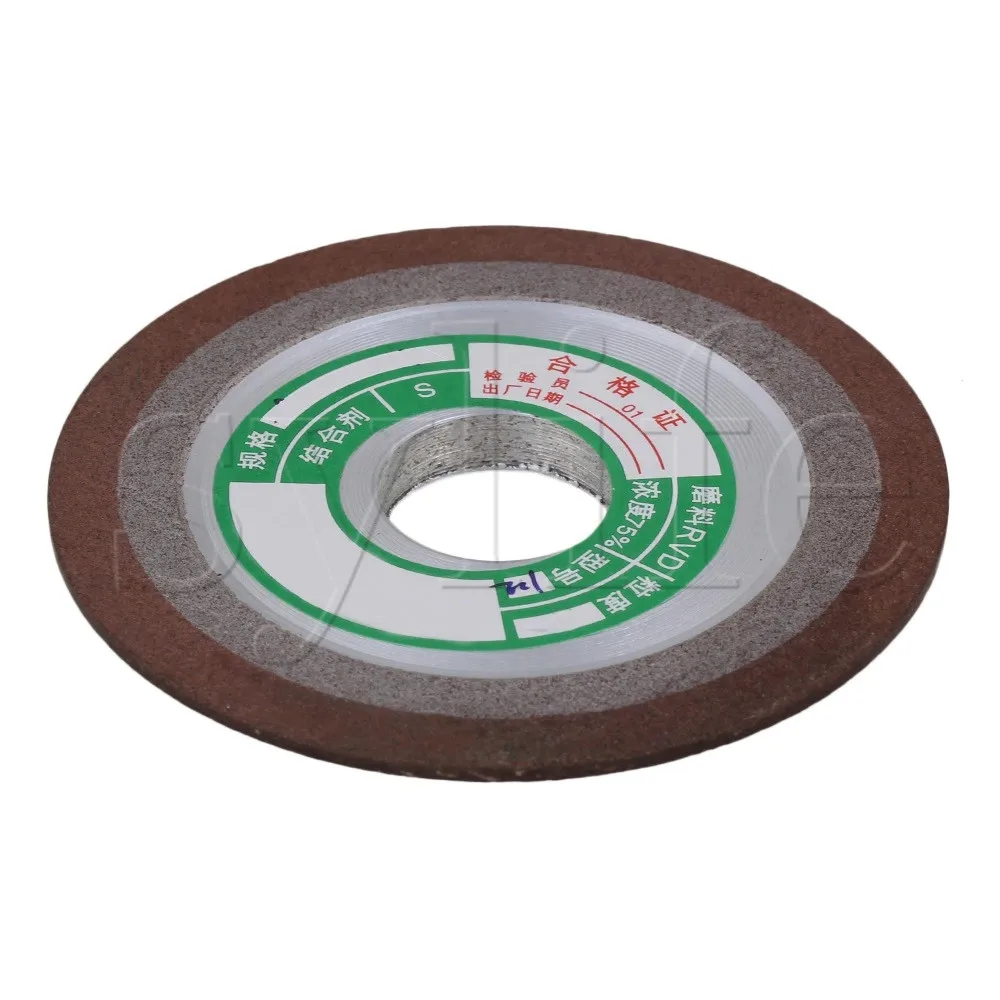 75mm Dia One Tapered Side Plain Resin Diamond Grinding Wheel Cutter Grinder