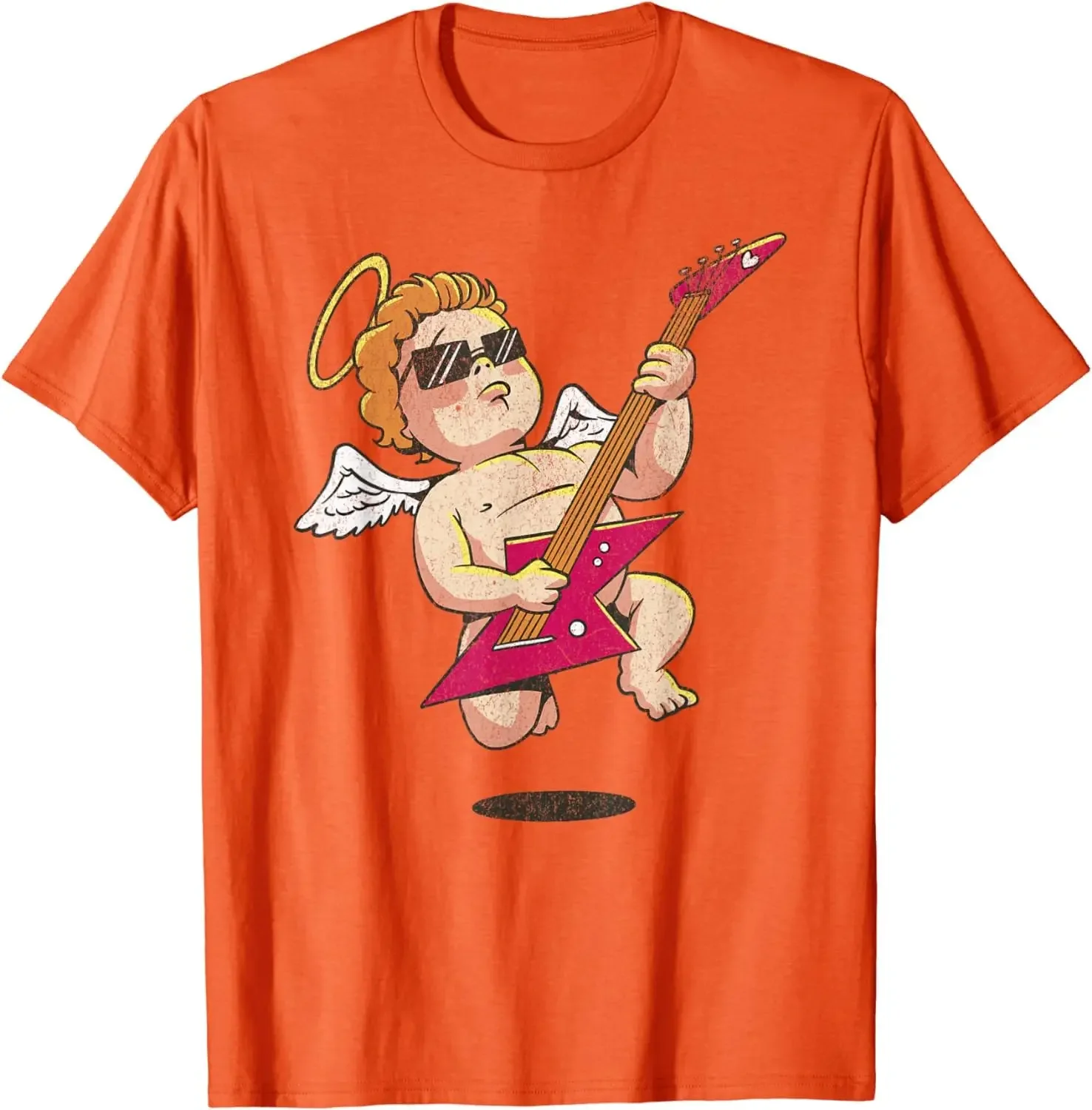 

Day Guitar Rock & Roll Music Cute Heart T-Shirt Anime Graphic T-shirts For Men Clothing Women Tees High Quality 100%Cotton