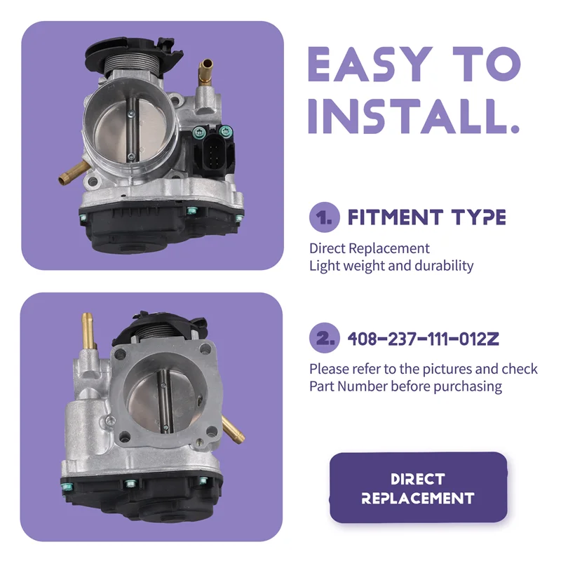 ประสิทธิภาพสูงรถคันเร่ง 06A133064J V10-81-0005 สําหรับA3 VW Bora 1.6