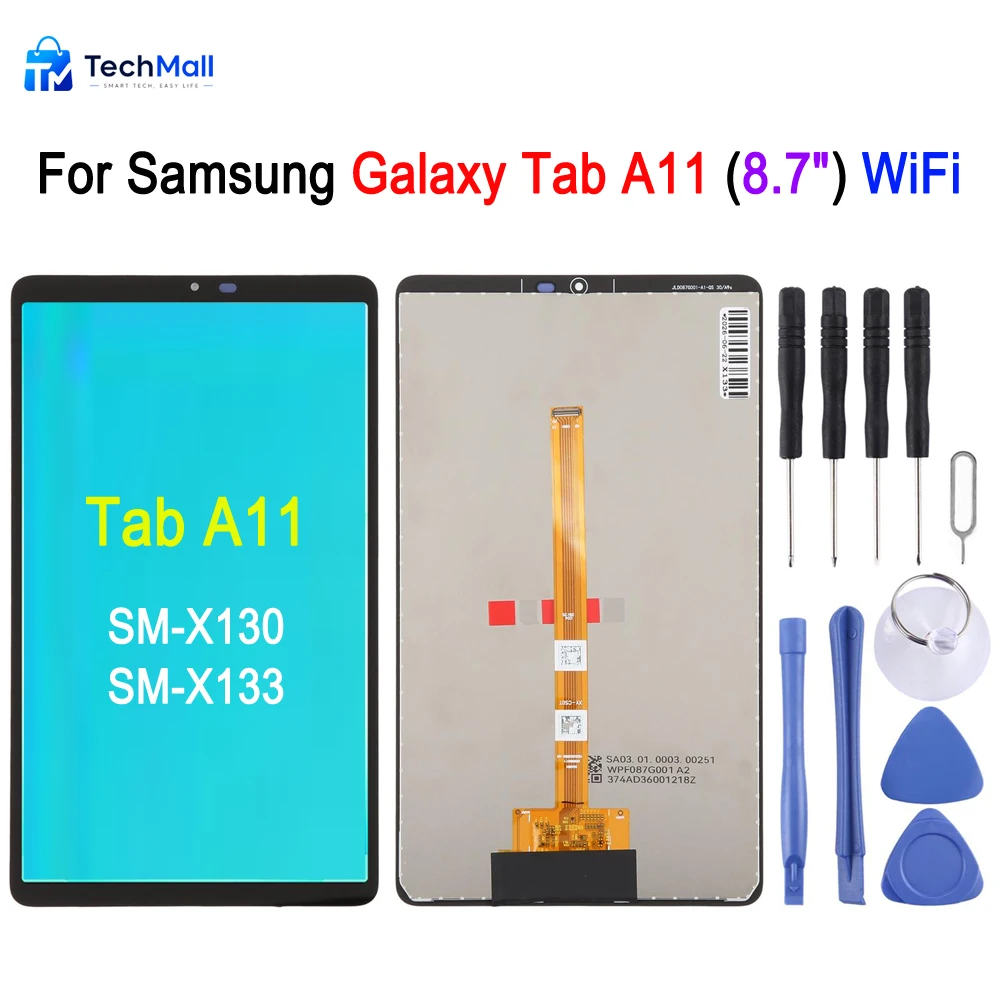 X133 TFT LCD Screen For Samsung Galaxy Tab A11 SM-X130 SM-X133 Tablet LCD Display Touch Screen Repair Replacement Spare Part