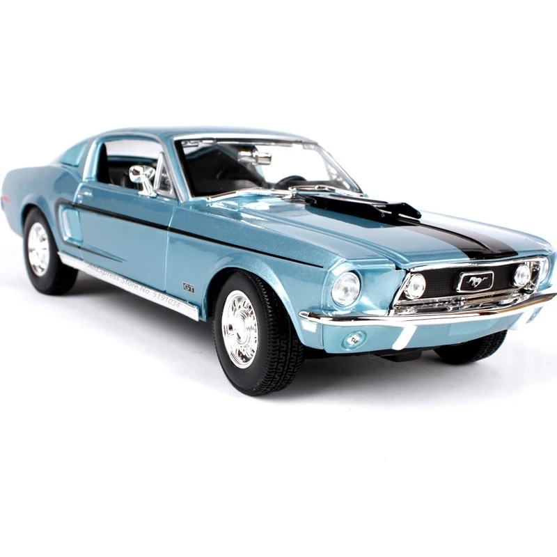 Maisto 1:18 1968 1967 Ford Mustang GT alloy car model simulation car decoration collection gift toy Die casting model boy toy