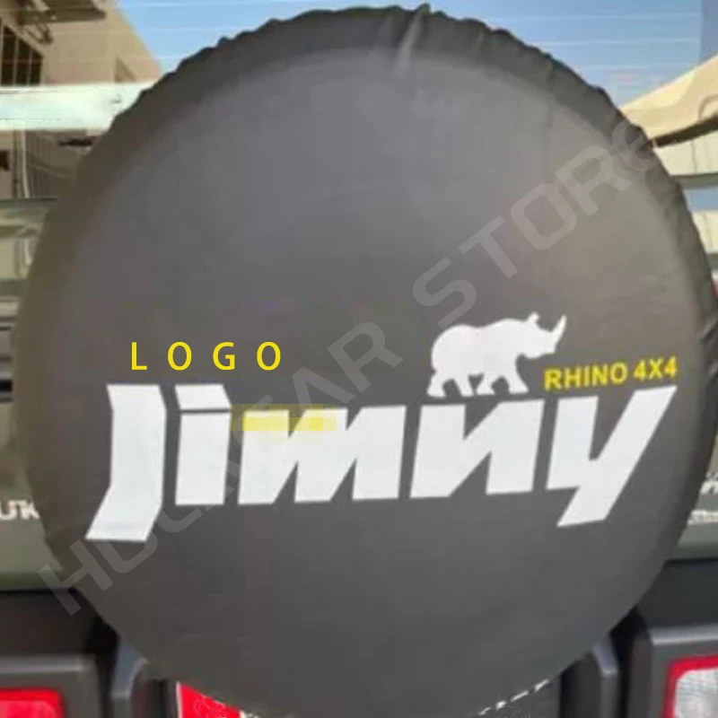 15inch Spare Tire Cover Spare Wheel Protector for Suzuki Jimny Sierra JB64 JB74 Jimny Gen 4 Accessories 2019 2020 2021 2022 2023