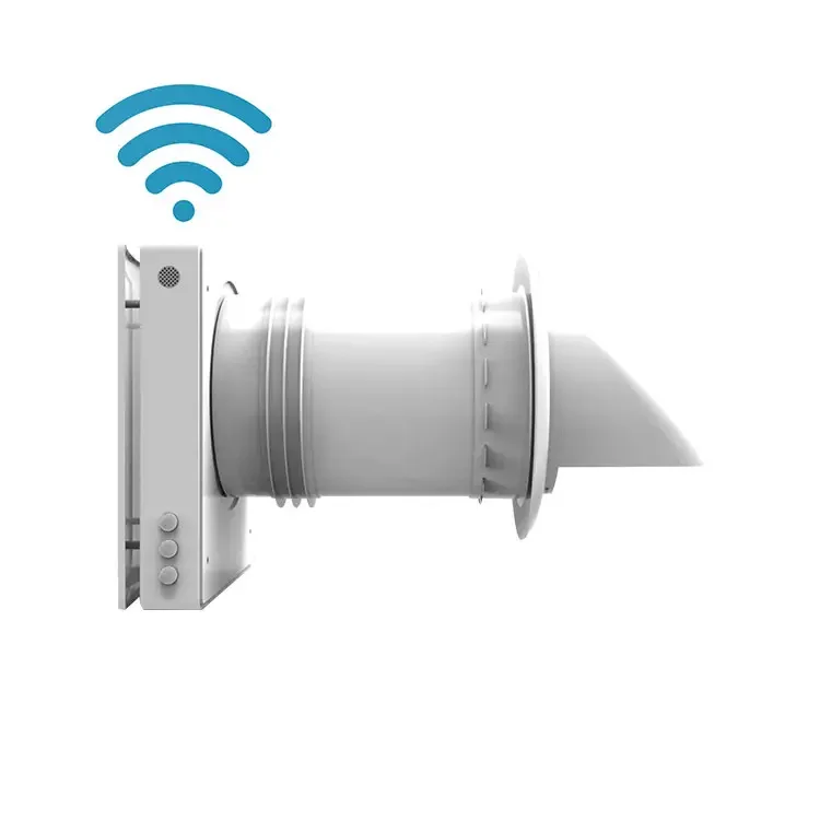 Wall Mounted Energy Recovery Ventilator WiFi Control CO2 Sensor Control Heat Recovery Fresh Air Ventilator for Single Room
