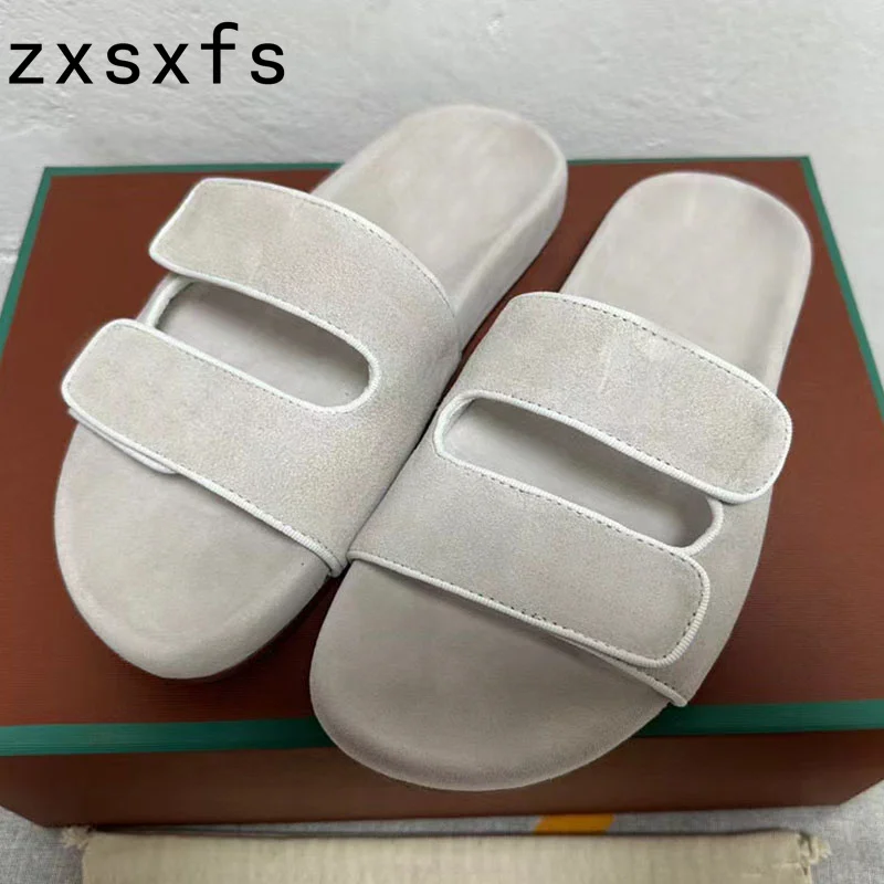 New Summer Walk Slides Women Flat Platfrom Slippers Peep Toe Beach Shoes For Women Flat Slippers Ladies Sandalias Mujer