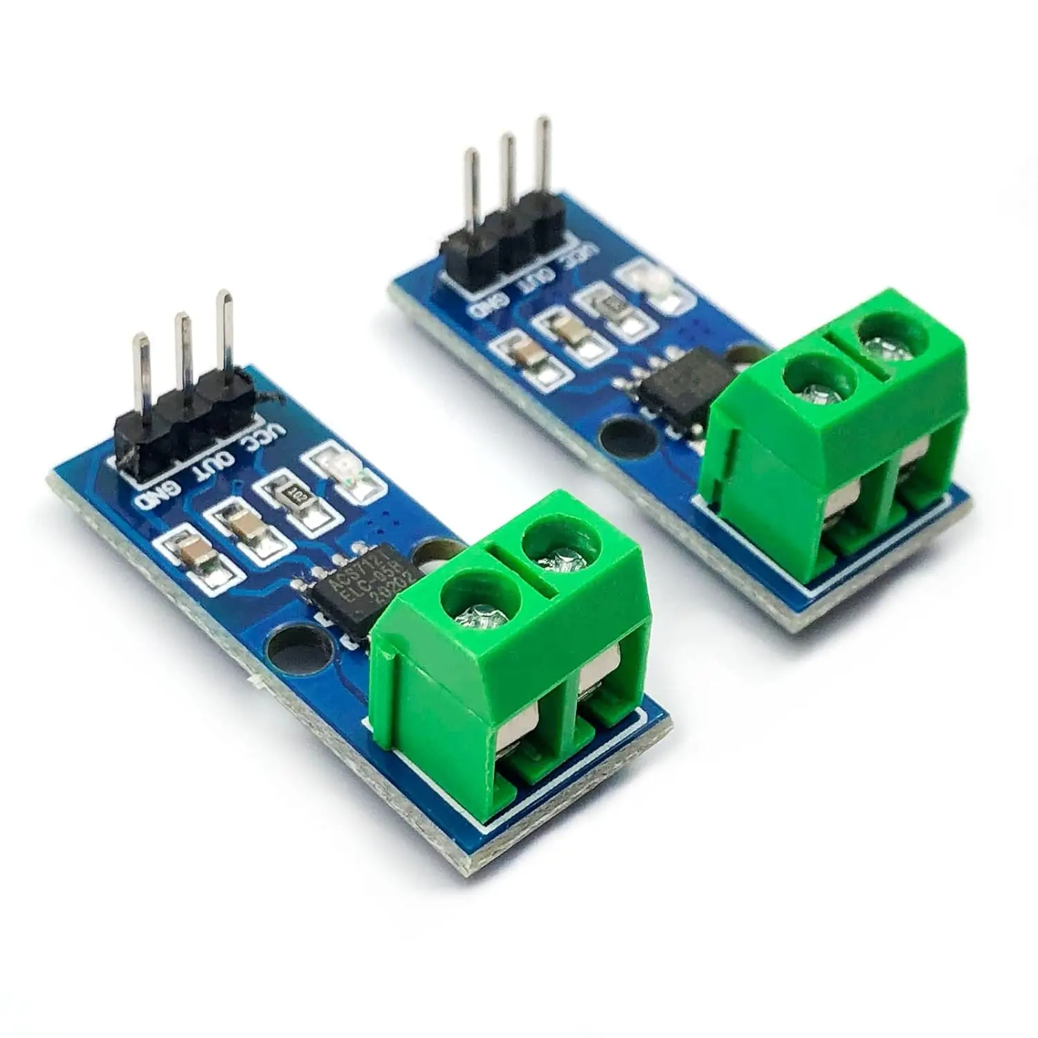 2 Stück ACS712 Stromsensormodul Detektor ACS712ELC 5A 20A 30A Ampere Stromstärkebereich