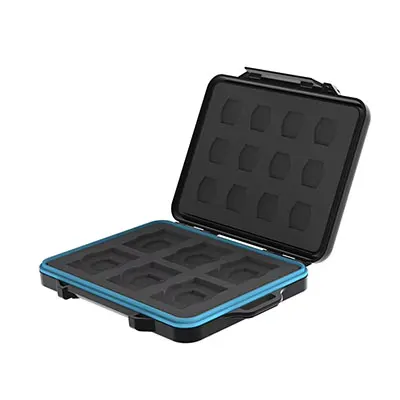 PHIXERO Waterproof Anti-static Memory Card Box, Portable Storage Case for TF SD CF Micro SD Cards