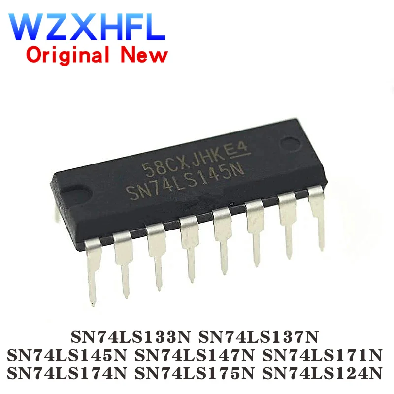 10PCS SN74LS124N SN74LS133N SN74LS137N SN74LS145N SN74LS147N SN74LS171N SN74LS174N SN74LS175N DIP16 vanxy digital logic chips