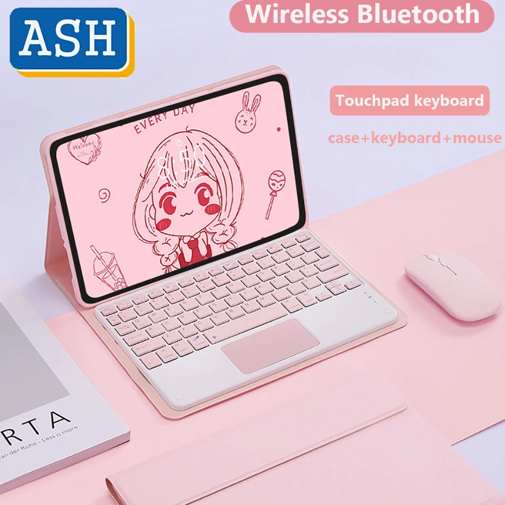 

Case for Huawei Honor Pad X9a 11.5inch 2025 ELN2-W09 Pad X8a 11 2024 NDL-W09 Pad V9 11.5 Soft Leather Wireless Magnetic Keyboard