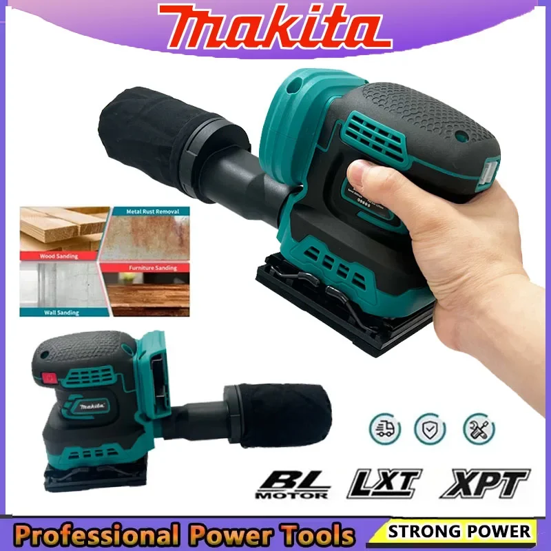 

Электрический аккумуляторный диск Makita, произвольная орбитальная бесщеточная шлифовальная машина, шлифовальный полировщик, 3-скоростная шлифовальная машина, подходит для батареи 18 В