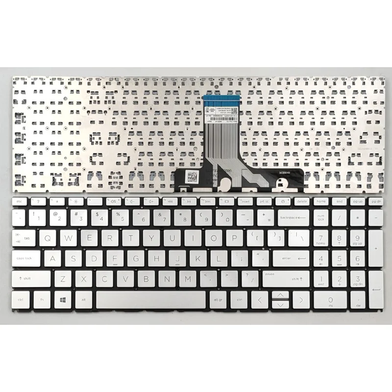 New For HP 15-EG 15-EG0003CA 15-EG0010NR 15-EG0015CL 15-EG0021NR 15-EG0025CL Laptop Keyboard US Silver Without Backlit