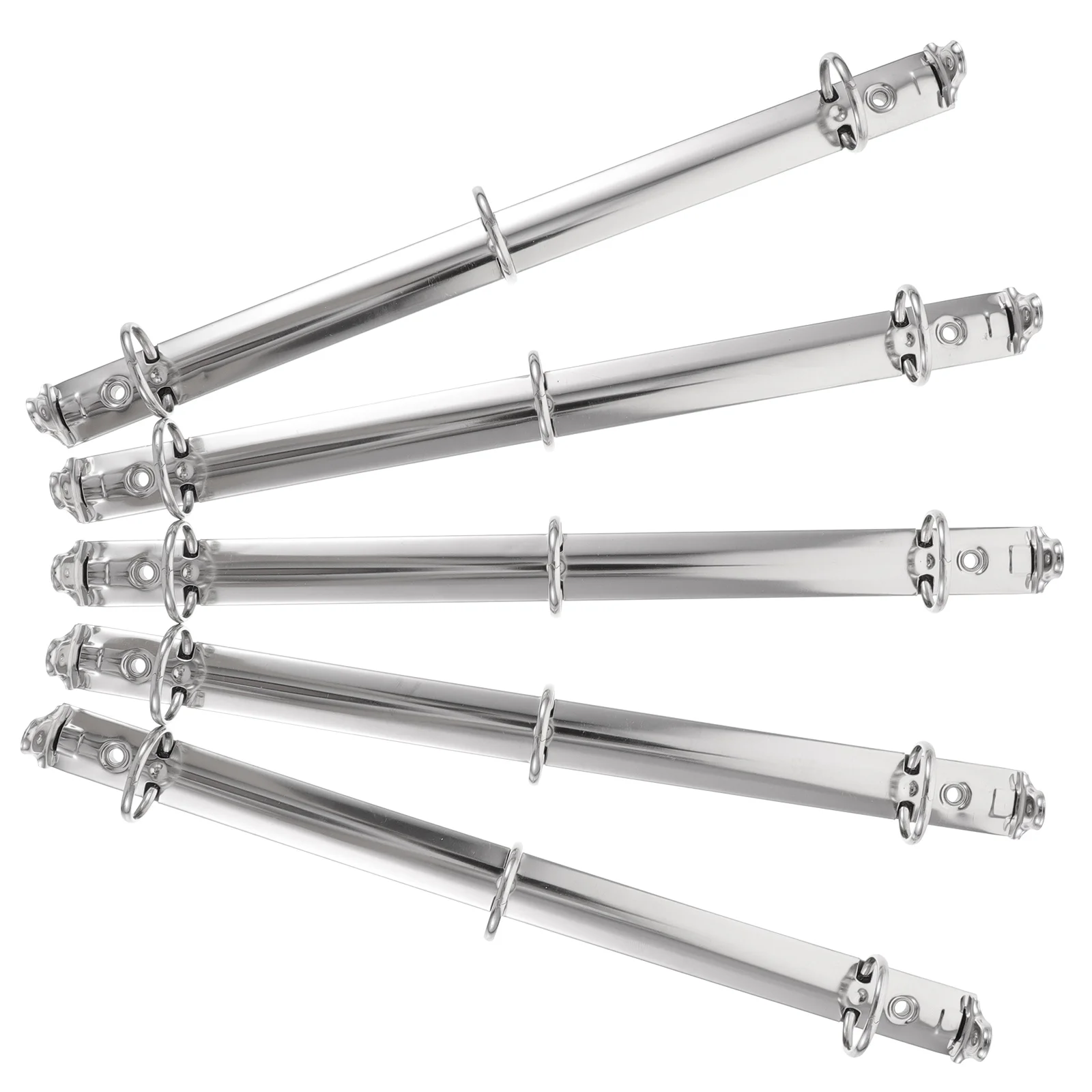 5 Pcs Notebook Binding Combs 3 Ring Binder Mechanism Folder Segmented Photo Album