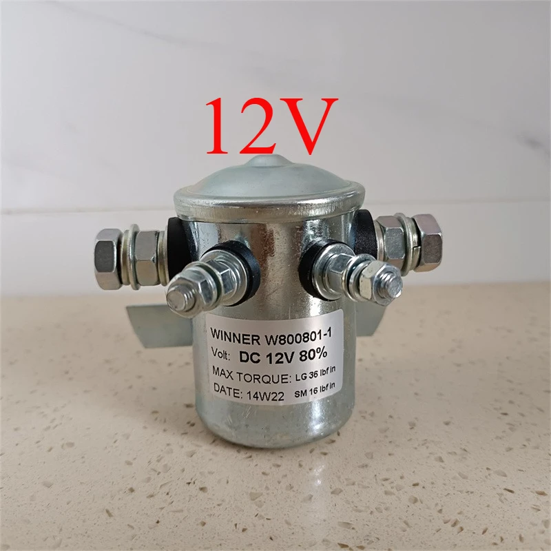 

Winner W800801 W800801-2 12V 24V Pump Contactor Lift Solenoid Relay,Stacker Pallet Truck Parts Tractor Wagon Camping Accessories