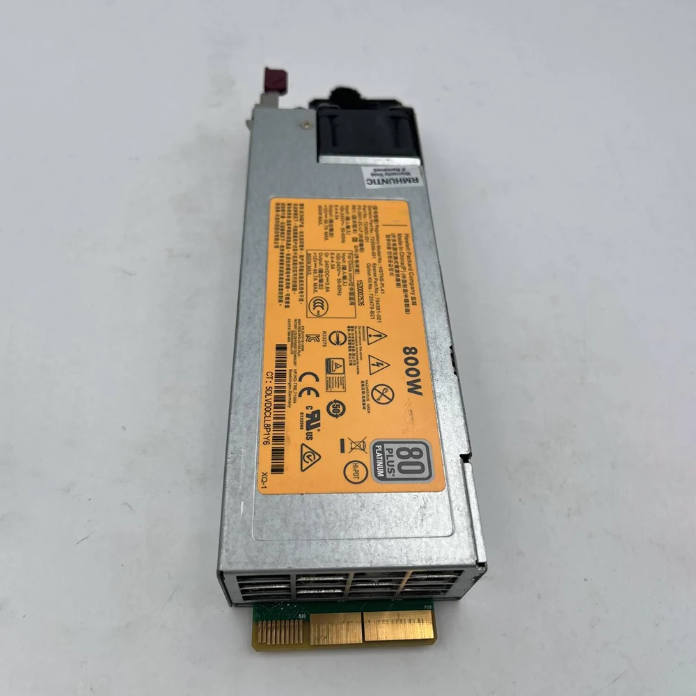 

For HP Gen9 G9 800W Server Power Supply 723599-001 754381-001 723600-201 720479-B21 HSTNS-PL41