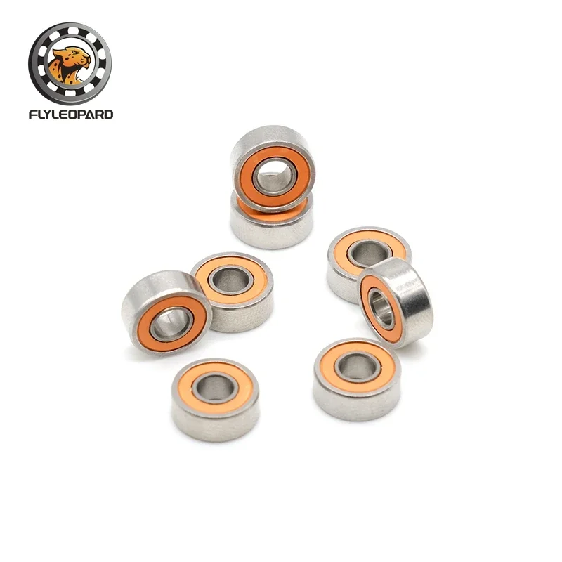 1PC SMR104 2RS CB ABEC 7 4x10x4mm Fishing Vessel Bearing Stainless Steel Hybrid Ceramic Bearing