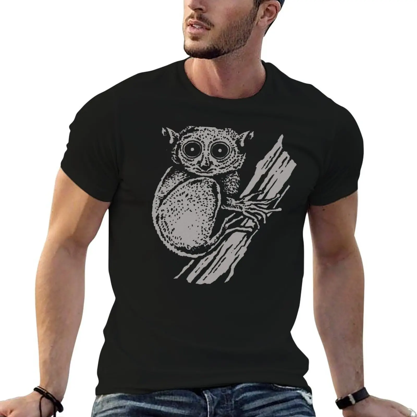 Tarsier Tarsius Primate Design T-Shirt essential t shirt hippie clothes mens vintage t shirts