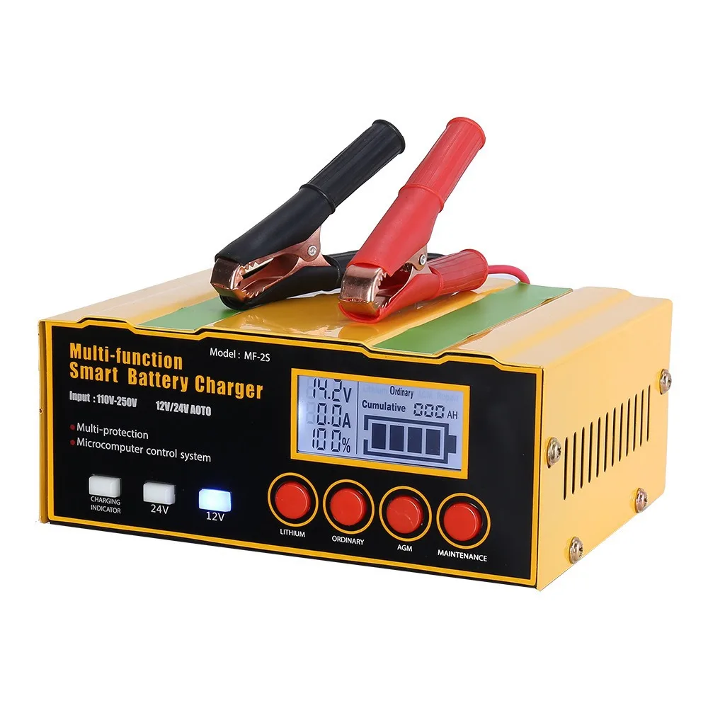 English version Multifunctional charger Car Motorcycle Battery Charger 12V24VAGM Start-Stop Charger