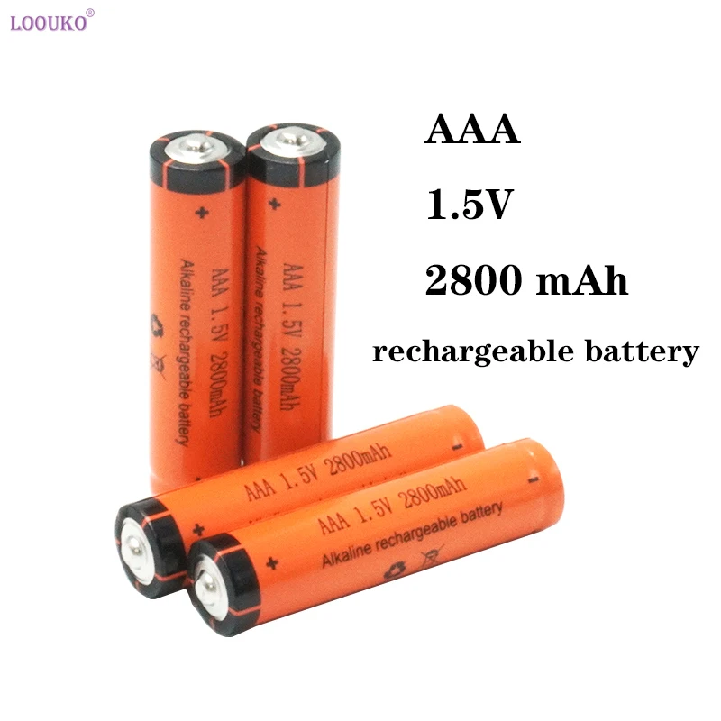 

AAA Battery 1.5V 2800mAh Ni-MH AA USB Rechargeable Battery for Wireless mouse air conditioning remote control flashlight clock