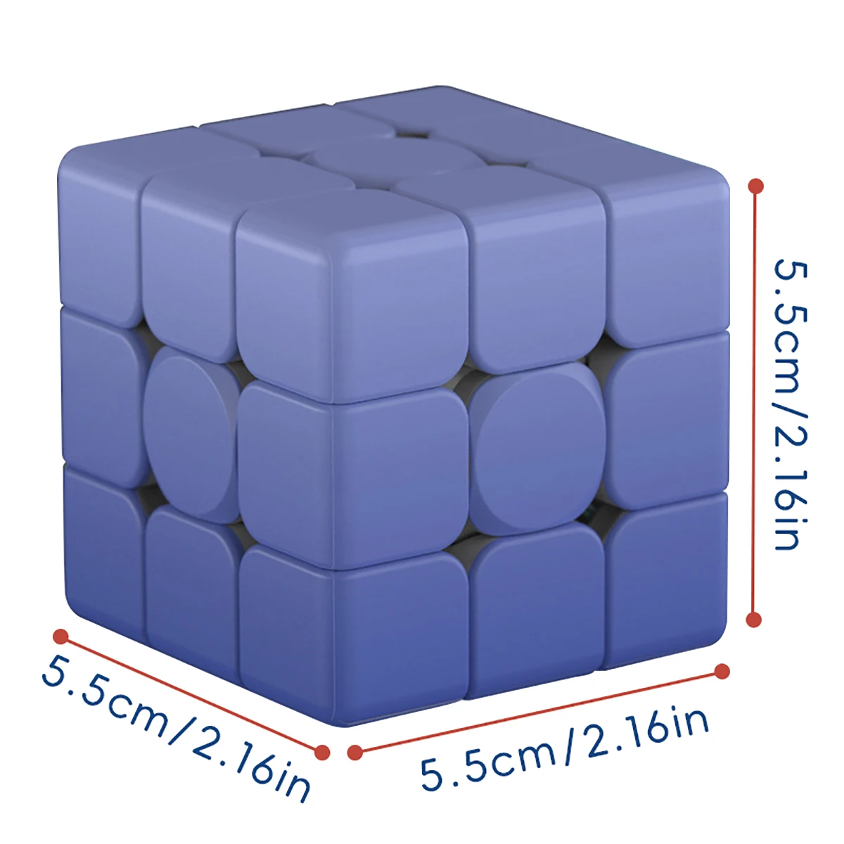 3x3x3 Cubo Magico Puzzle UV Stampato 3D gradiente viola Alleviare Lo Stress Professionale Gioco di Velocità Liscia Giocattolo per il Regalo Dei Bambini
