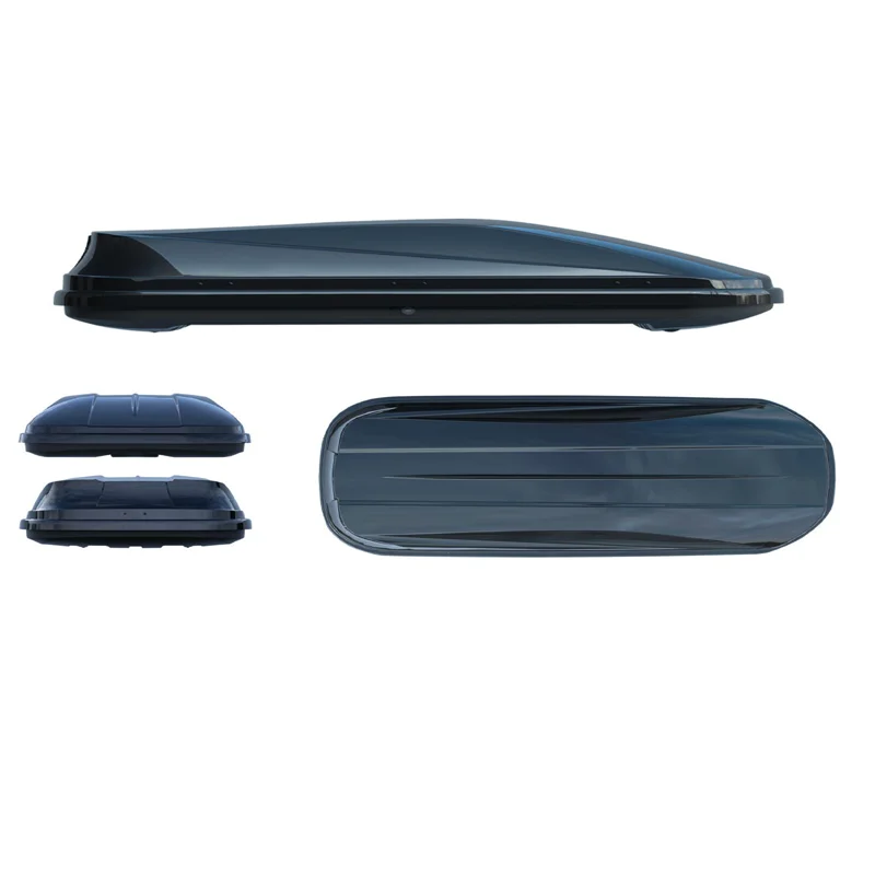 High Quality ABS Plastic SUV Roof Box 300-900L Large Capacity with Non-slip Base Waterproof Luggage Storage Box