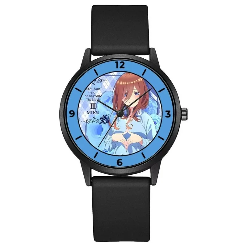 五等分の花嫁アニメ周辺機器二次元漫画かわいい時計クリエイティブ防水電子時計ギフト